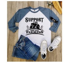 #009 Support Your Local Farmer T Shirt